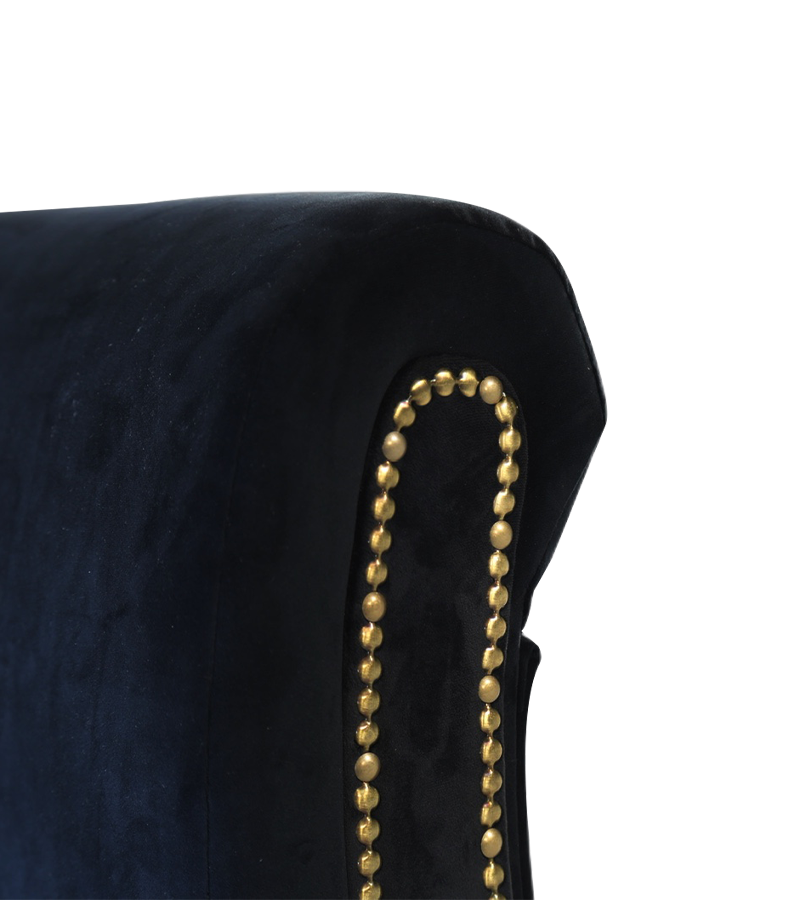 B-004 chaise longue de tecido clássico americano