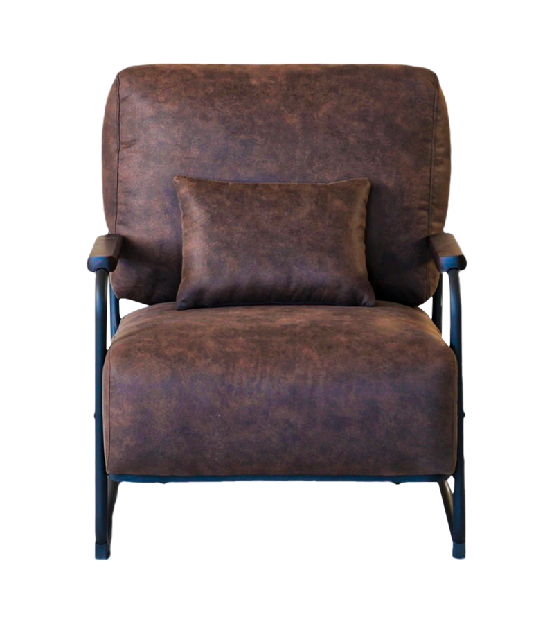 AN302 Retro sofá de ferro estilo industrial cadeira única