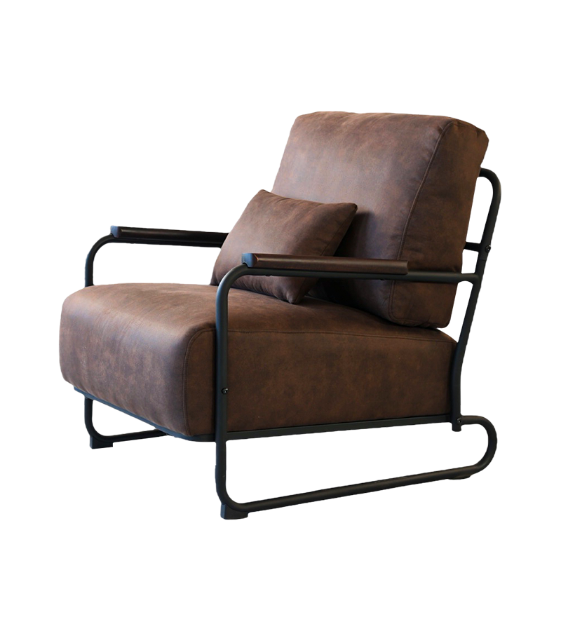 AN302 Retro sofá de ferro estilo industrial cadeira única