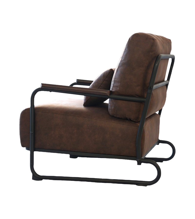 AN302 Retro sofá de ferro estilo industrial cadeira única